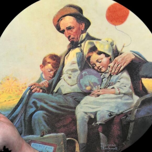Norman Rockwell Heritage Collection vintage 2002 “Home From the County Fair” - Picture 6 of 9